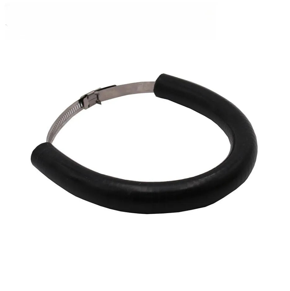 Universal motorcycle exhaust pipe gasket in black, blue and orange colour options
