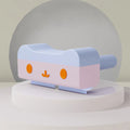 Reusable pet hair roller remover for furniture in blue pink colour