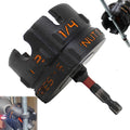 Plastic nut removal bolt extractor tool for quick fastener removal with drill
