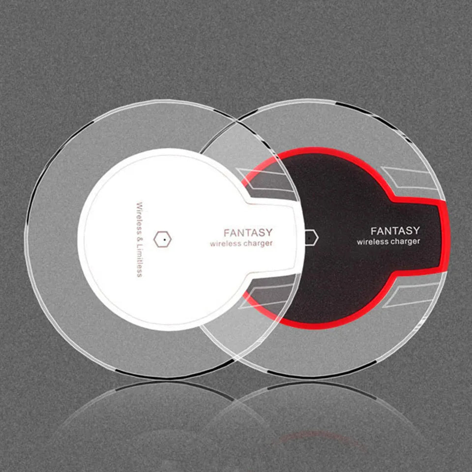 Qi wireless charging pad 100mm for iPhone and Samsung Galaxy smartphones
