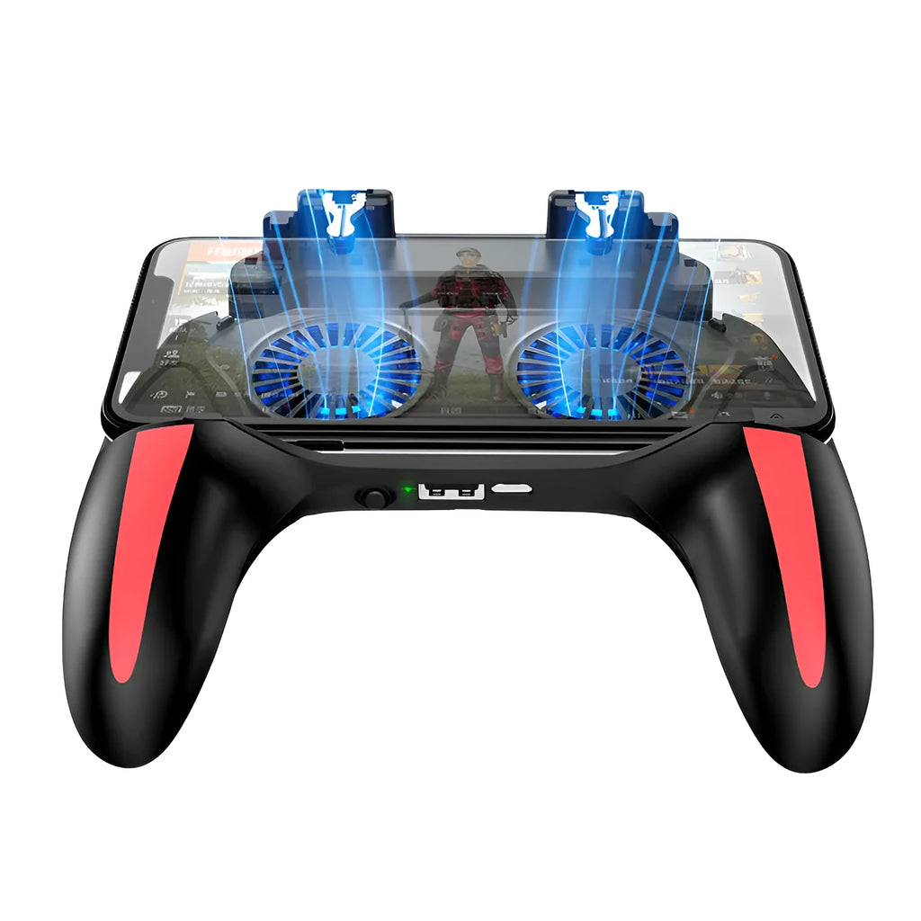 H10 mobile game controller for Android smartphones with touch screen and 5000mAh battery option.