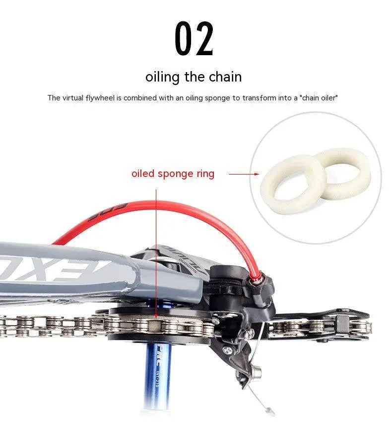 Aluminium bicycle chain holder and stopper tension tool for drivetrain cleaning and maintenance.