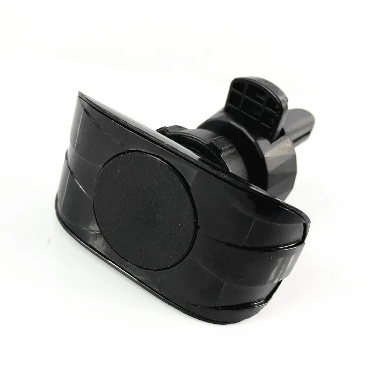 Glory black car phone holder mounted on vehicle air vent holding smartphone