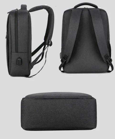 Waterproof Oxford cloth laptop backpack for 14-inch or 15.6-inch computers with shoulder straps