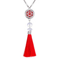 Alloy tassel aromatherapy car pendant with circular box design and chain for rear-view mirror