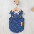 HNXD Denim princess-style dog dress in bracket skirt design for small breed spring and autumn clothing
