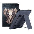 Kindle Paperwhite 5 leather case with integrated wrist strap bracket in multiple colour options