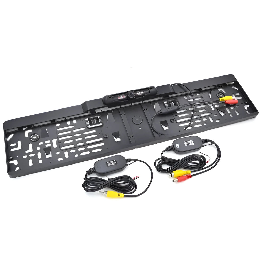 Black plastic infrared four lights car reversing camera for GM vehicles