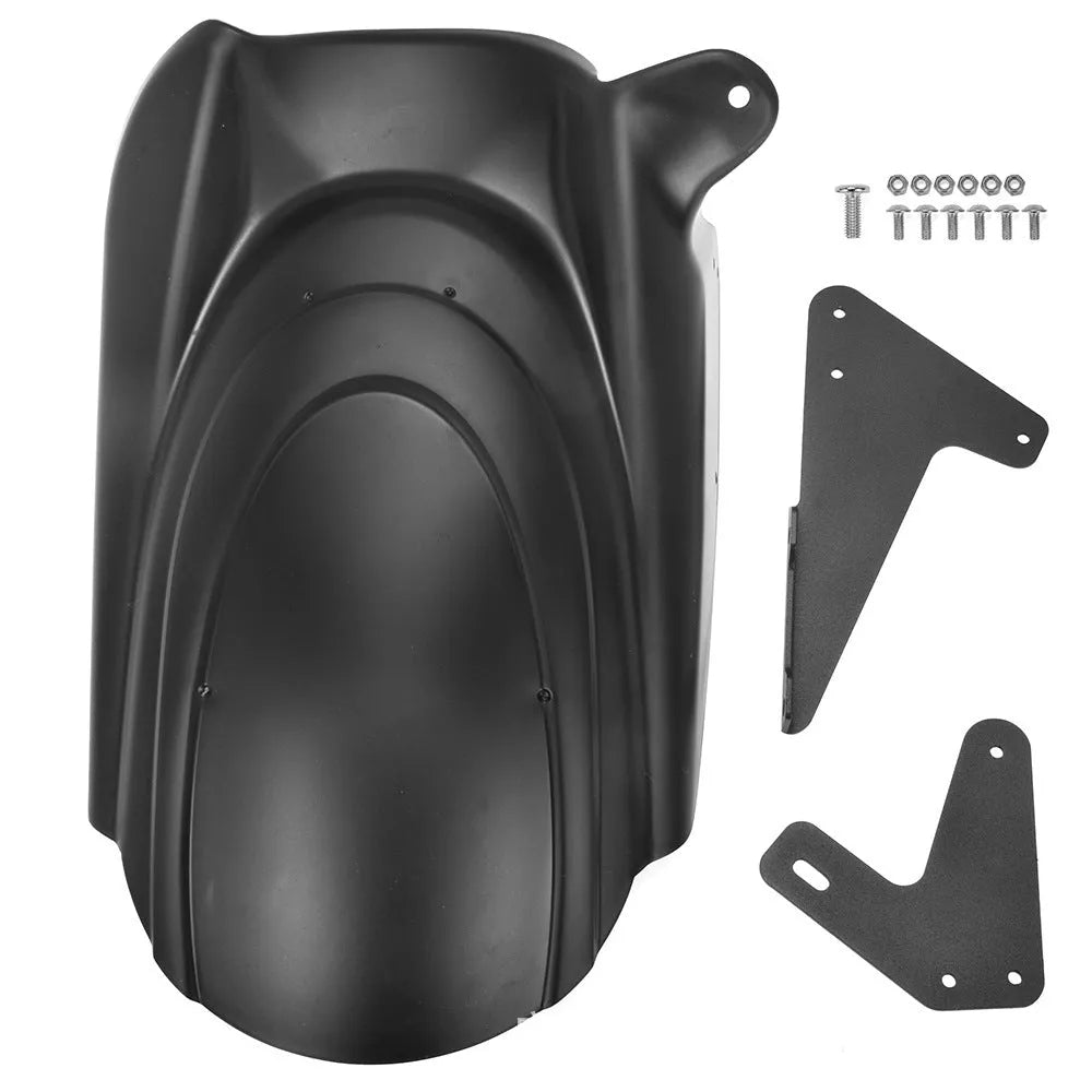Black plastic rear mudguard for Kawasaki VERSYS650 KLE650 motorcycle