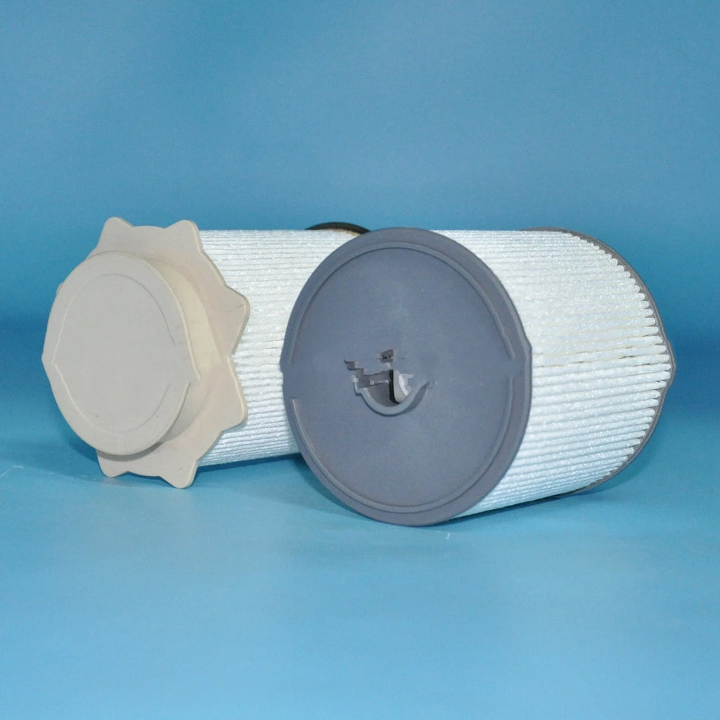 RAM 1500-5500 diesel truck fuel filter kit with white housing and chemical fibre filter element