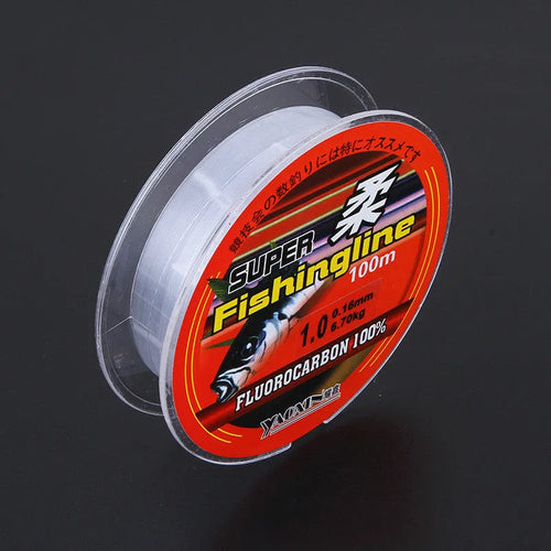 100m nylon high horsepower fishing line spool transparent for sea and freshwater rods