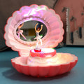 Plastic shell ballet girl music box 160 x 130 x 155mm, random colour