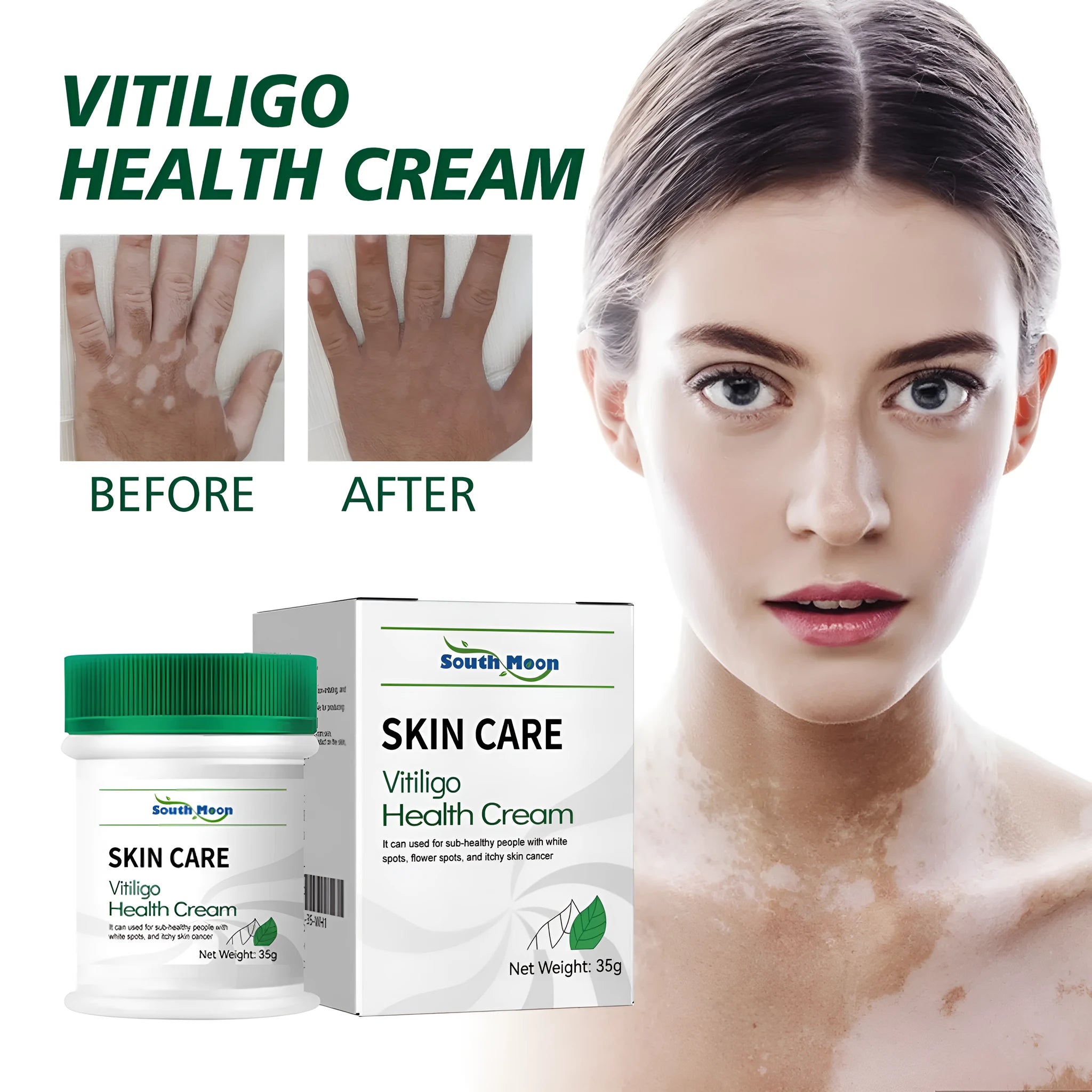 35g body care cream kit for cleansing, moisturising and orange peel tissue removal.