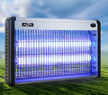 Electric mosquito killing lamp with UV bulbs for indoor restaurant and household insect control