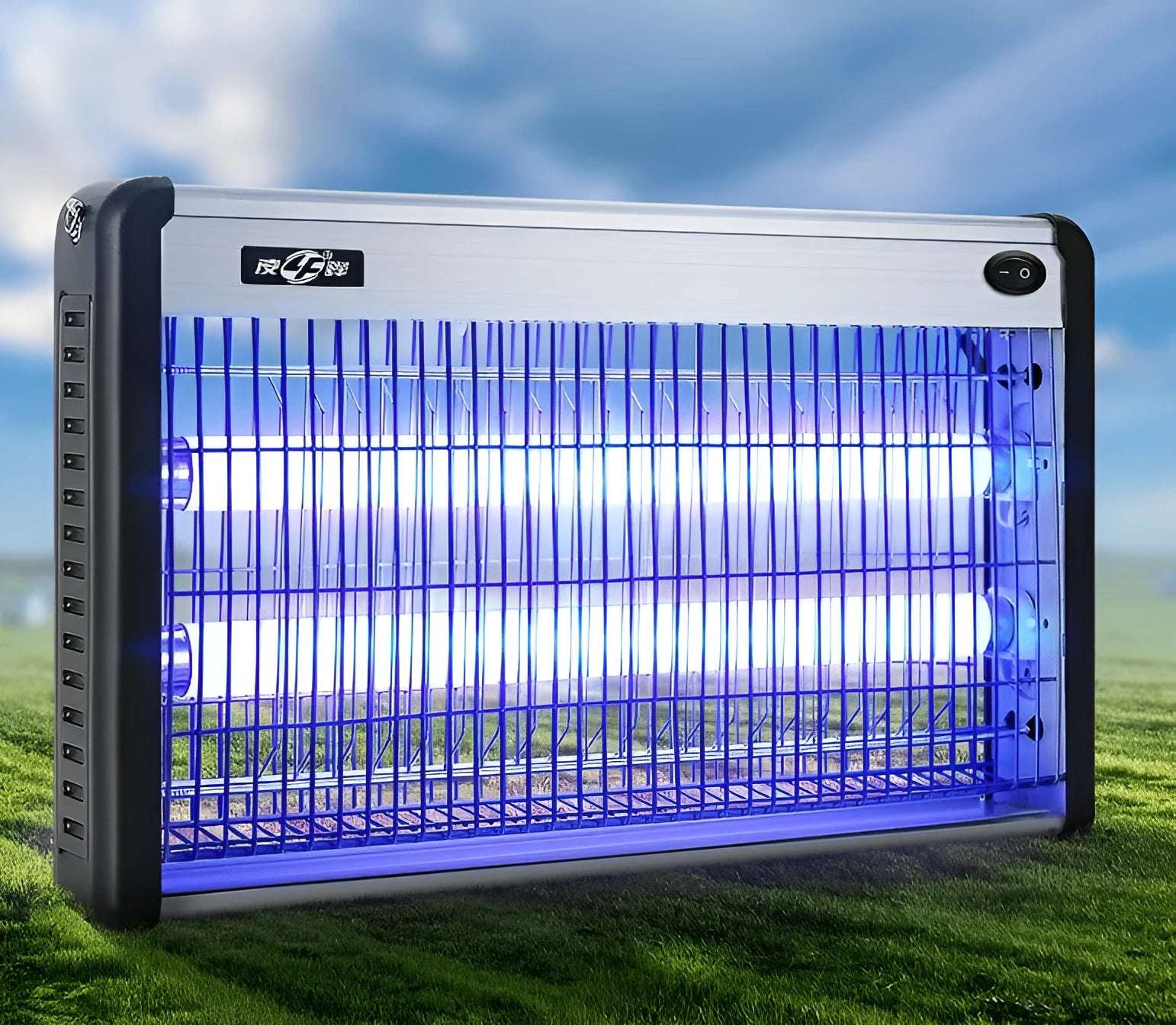 Electric mosquito killing lamp with UV bulbs for indoor restaurant and household insect control