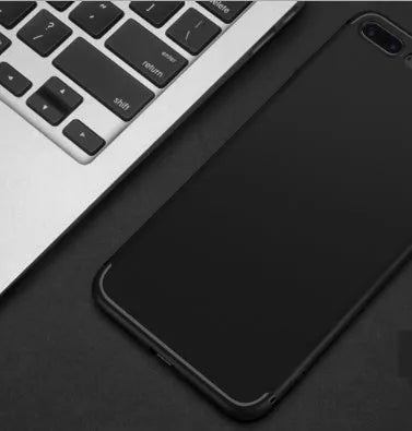 TPU silicone mobile phone case for iPhone 7 8 6 6S in black, blue, red, or white colour.