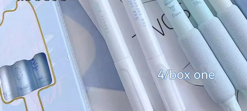Neutral calligraphy practice pen with double-headed fluorescent design and 0.5mm plastic shell