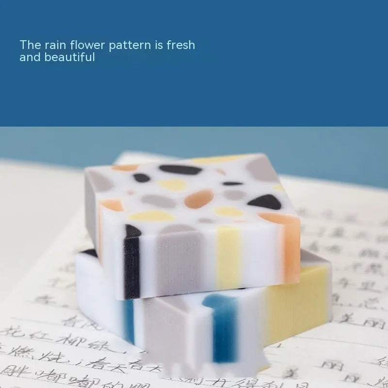 Super Clean Traceless brick-shaped rubber eraser for pencil marks