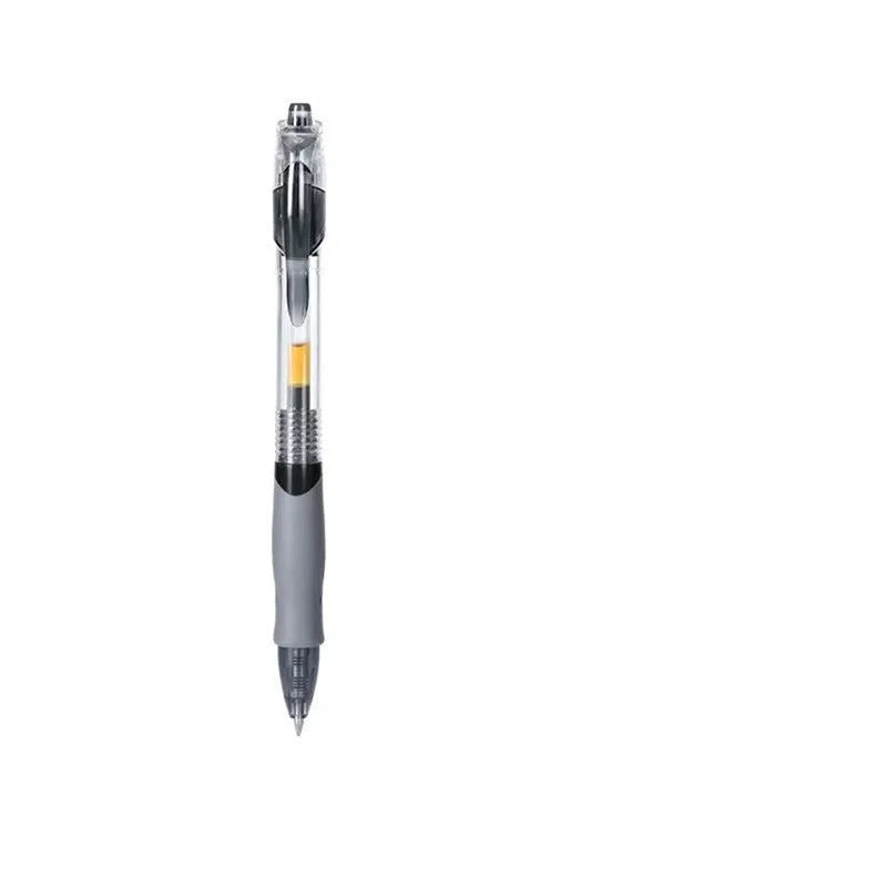 0.5mm gel pen in black, blue and red ink options for office and learning