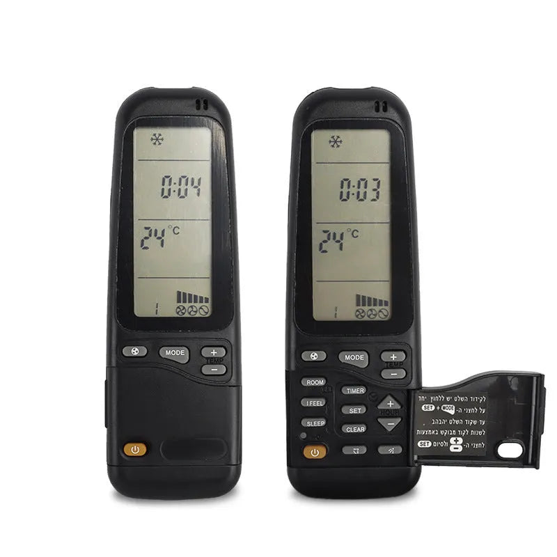 Black air conditioner remote control 60 grams for A001RC 3 compatible models