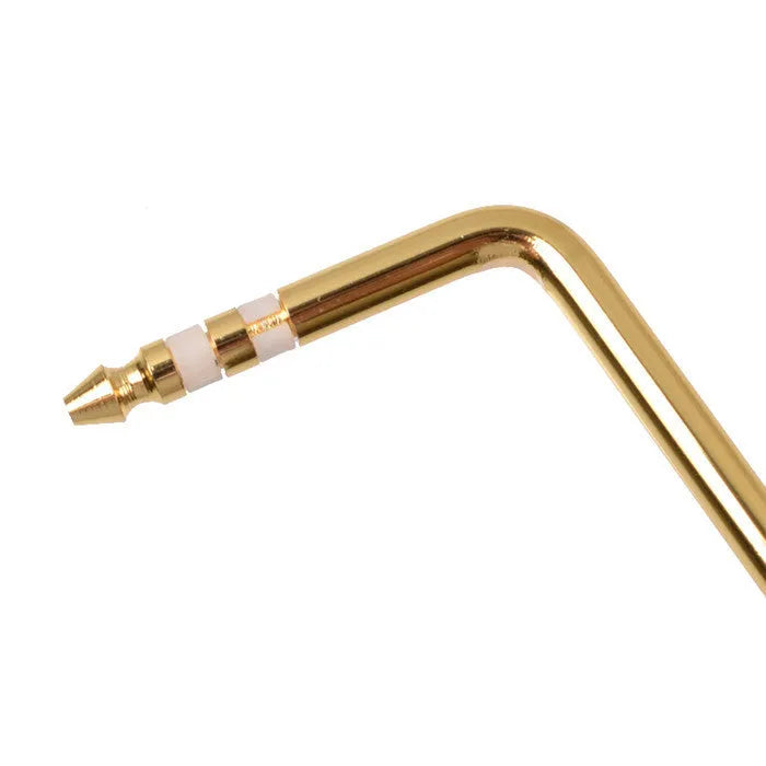 Guitar tremolo bar in black finish with direct plug-in metal construction