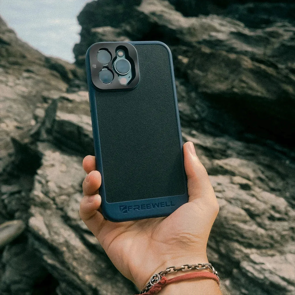 Black phone case compatible with iPhone 13, 14, and 15 Pro and Pro Max models