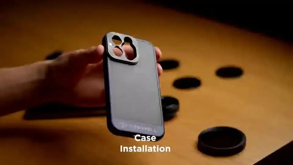 Black phone case compatible with iPhone 13, 14, and 15 Pro and Pro Max models