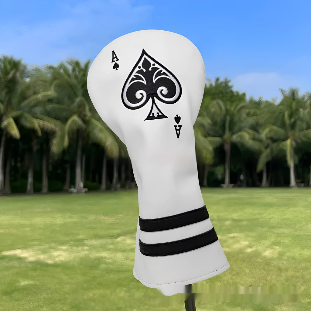 PU golf putter sleeve for club protection and organisation