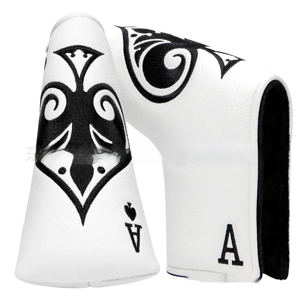 PU golf putter sleeve for club protection and organisation