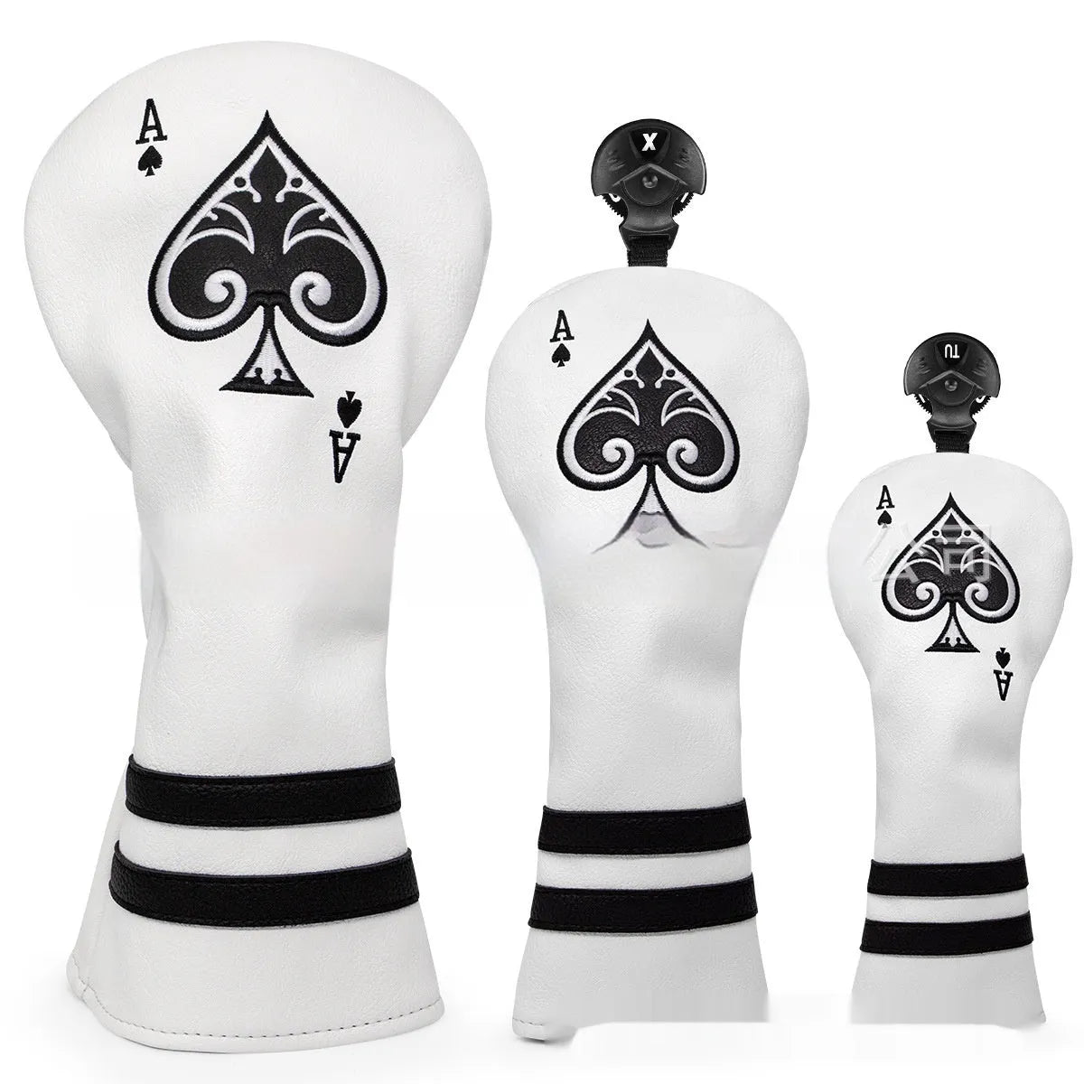 PU golf putter sleeve for club protection and organisation