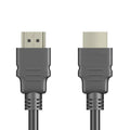 Black HDMI data cable for set-top box connections in multiple length options