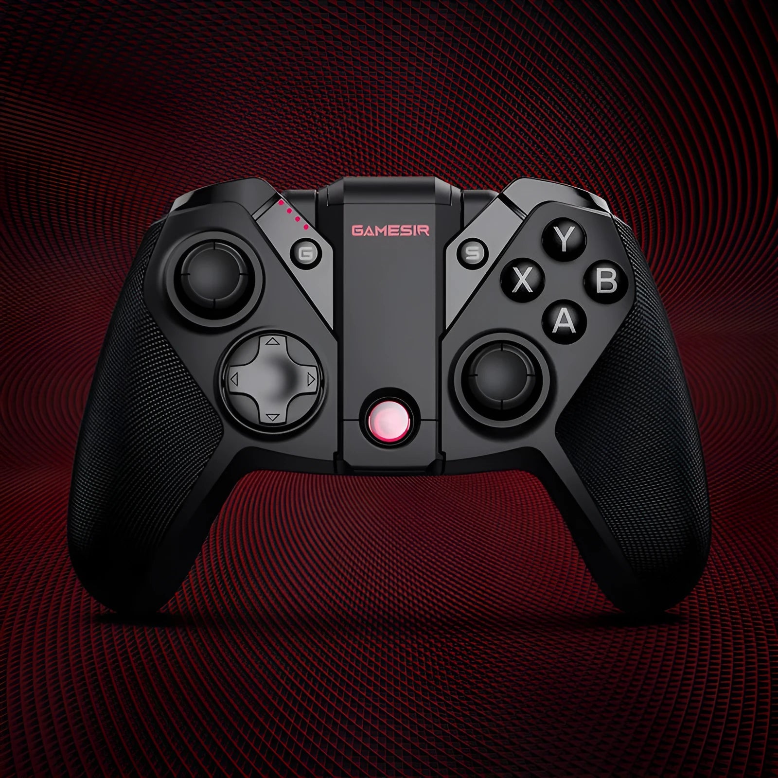 Black Gaishi chicken game controller with type-C connection and ABS plastic construction