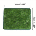 Washable artificial grass dog toilet training mat in three sizes for indoor use