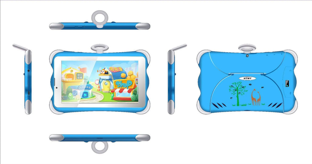 7-inch children's learning tablet in cartoon colours with 3G calling and Bluetooth features