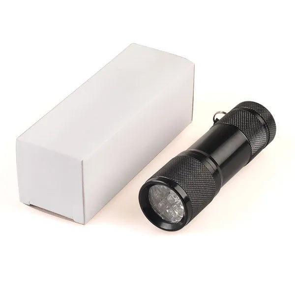 Black aluminium alloy smart vein locator for medical vein detection with red LED illumination