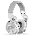 Bluetooth headset with plug-in subwoofer card in black, red, blue or white colours