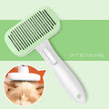Automatic pet grooming comb with one-click hair removal in four colour options for cats and dogs