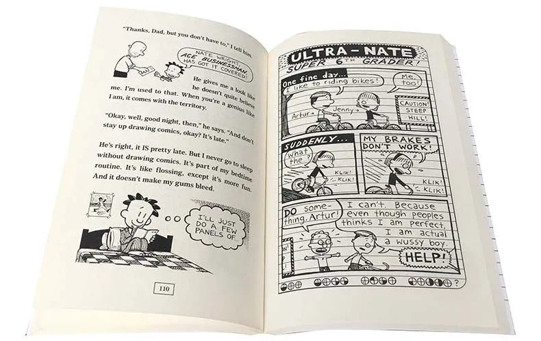 Big Nate 8-book box set collection by Lincoln Peirce with eight paperback volumes in a cardboard slipcase