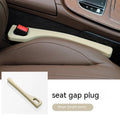 Polyurethane car seat gap filler strips in black, brown, red, and beige colours