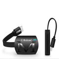 Black USB to HDMI screen mirroring dongle for smartphone TV connection measuring 52x26mm