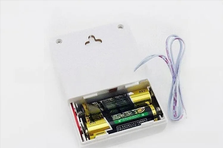 White wired doorbell 87x62x23mm with battery-mounted dingdong design for hotel and home access control