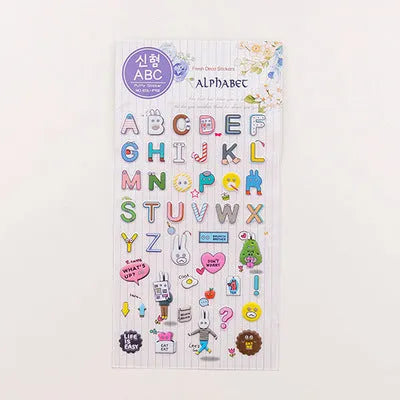 Cartoon three-dimensional bubble sticker featuring an alpaca design on a white background