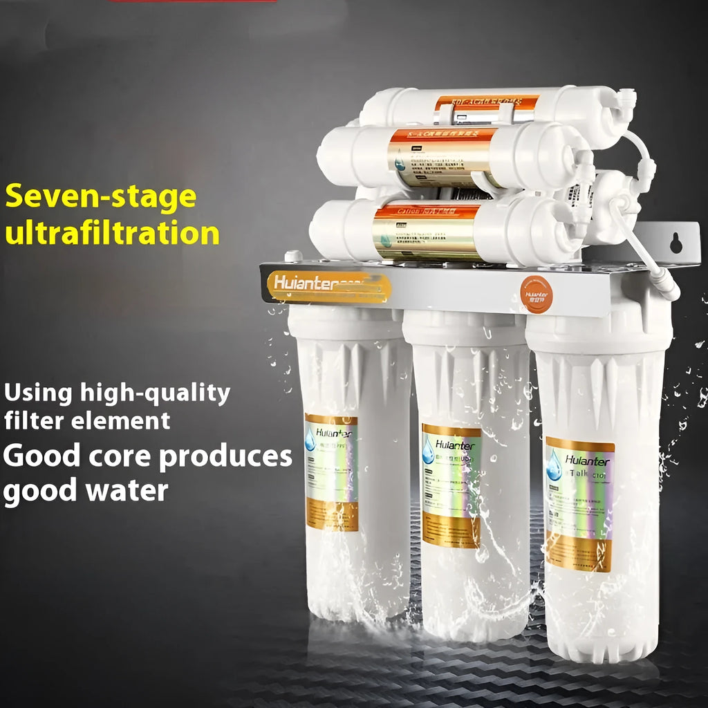 White plastic water purifier replacement filter element for household drinking water systems