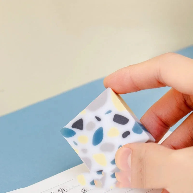 Super Clean Traceless brick-shaped rubber eraser for pencil marks