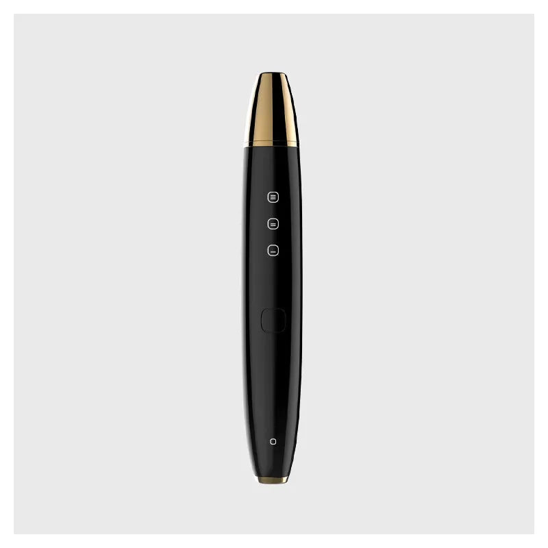 Black eye lift beauty instrument with ABS plastic and zinc alloy body, compact 173mm design