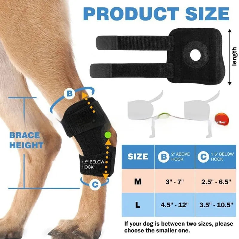Black polyester pet leg guard for ACL rehabilitation and joint dislocation protection