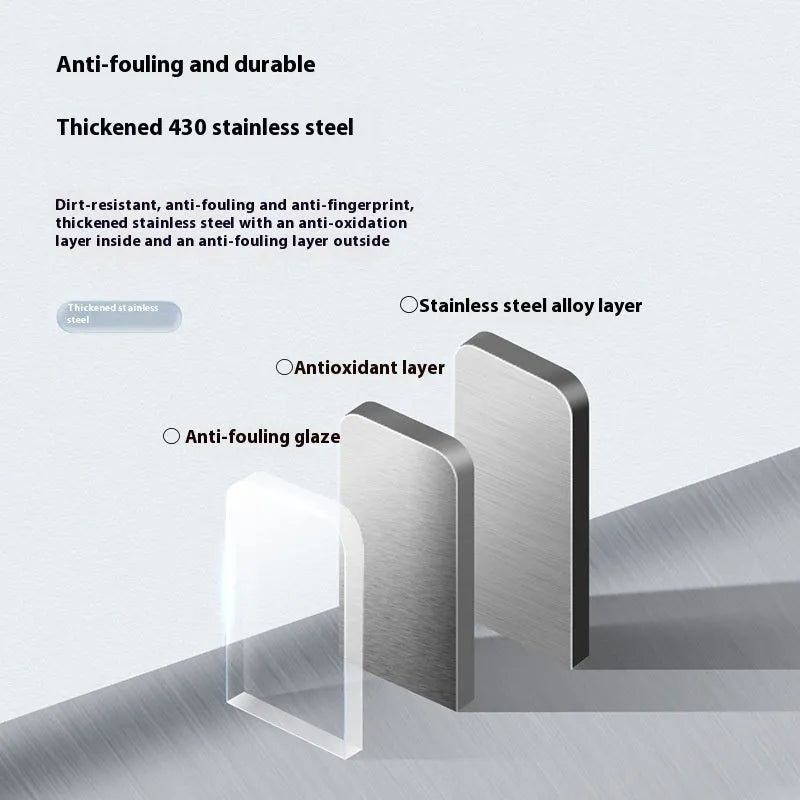 Stainless steel inductive smart ashbin with square shape and touch-free lid.