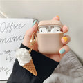 Clear transparent silicone protector case for Apple AirPods 2nd generation wireless earphones