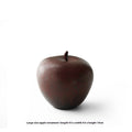 Retro Chinese ceramic apple ornament for desktop decoration in large or small size