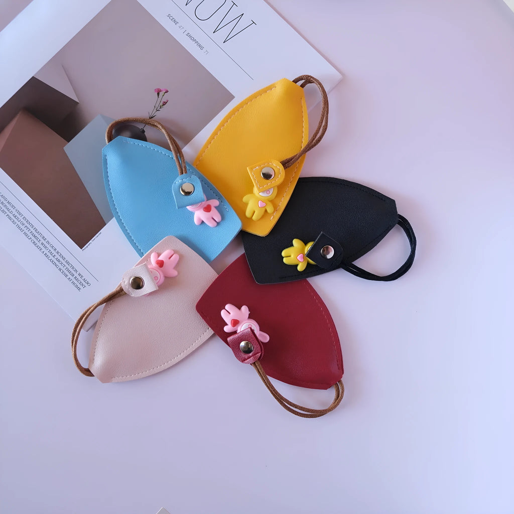 Universal large capacity car key case in multiple colours with anti-theft and card storage features